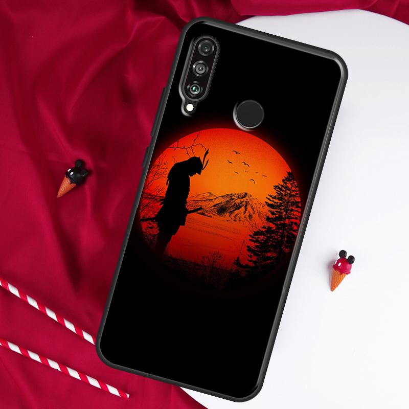 Япония Самурай Ниндзя Для Huawei Nova 9 SE 10 5T Y90 Y70 Y60 Y61 Y91 Y72 12i 12s 11i P60 Pro P20 P30 P40 Lite Чехол