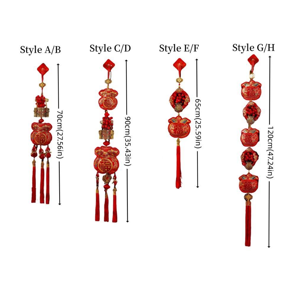 Fu Spring Festival Pendant Lucky Bag Good Luck Ornaments New Year Decorations  Scene Arrangement