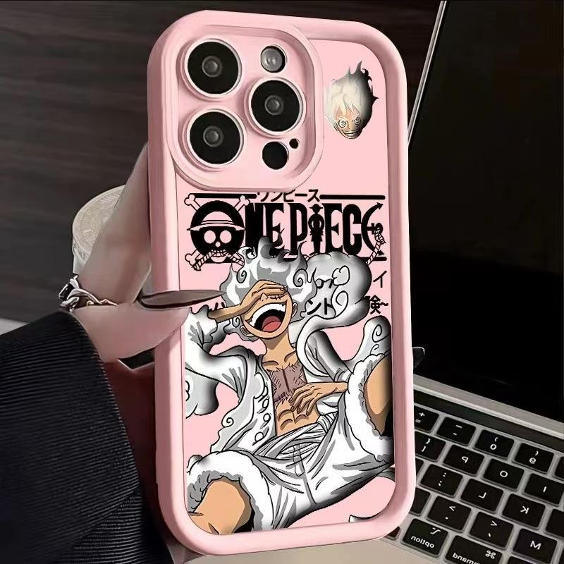 5-я передача Ника Луффи ONE PIECE для Apple 15Pro чехол для мобильного телефона iPhone16 анимация 14 премиум 13Pro