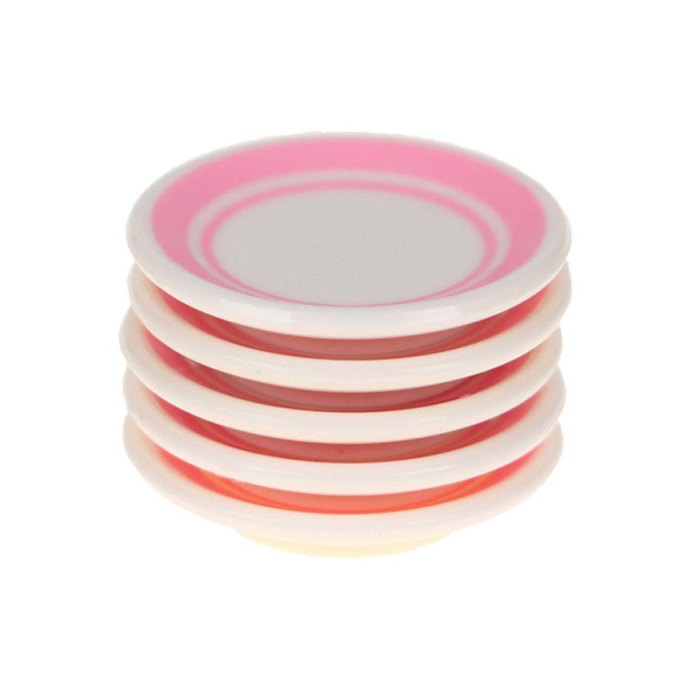 Toy Miniature Dolls Accessories Food Dishes Kitchen Toys Photograph Props Doll house Dinner Plates