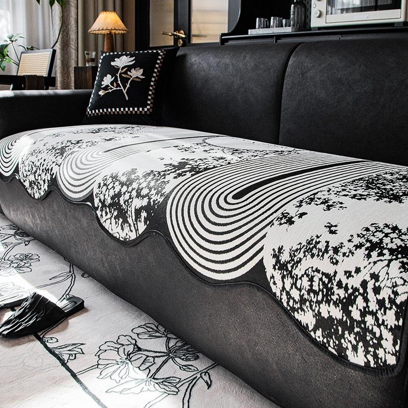 Винтажная подушка для дивана универсальная для всех сезонов высококачественная противоскользящая накидка на сиденье одеяло для осени и зимы