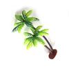 Мини-кокосовое дерево Пластиковые зеленые водные растения Аквариумные растения для рыб