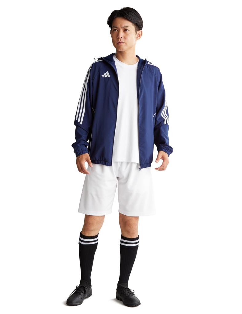Adidas Soccer Windbreaker Tiro 24 Wind Jacket Men's JRX08 Team Navy Blue/White (IM8812) Size L