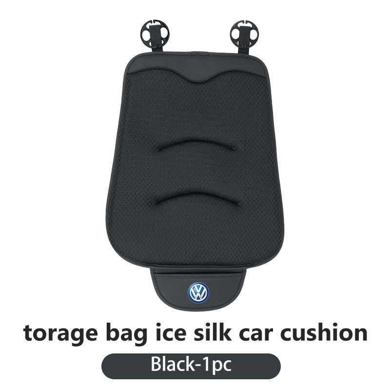 Hub Caps For Volkswagen VW Car Seat Cover Breathable Ice Silk Universal Auto Seat Cushion Polo Jetta Sagitar Magotan Passat B5 B