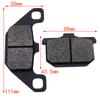 1 Pair Motorcycle Front Rear Brake Pads For KAWASAKI VN700 ZN700 GPZ750 VN750 VN800 GPZ900 GPZ1000 1000GTR GPZ1100 VN1500