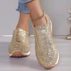 Large Sequined Sports Single Shoes, Casual Single Shoes, Comfortable and Lightweight Women's Shoes