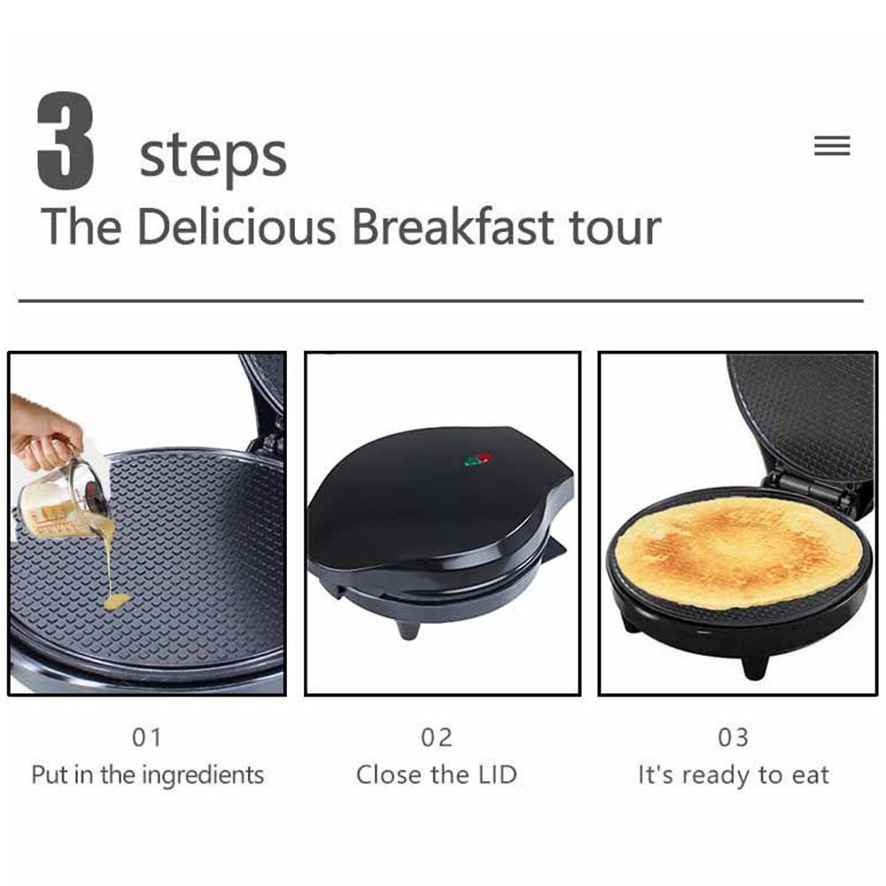 Вафельный рожок для мороженого, 1200 Вт, антипригарные пластины, двухсторонний нагрев, электрический вафельный рожок