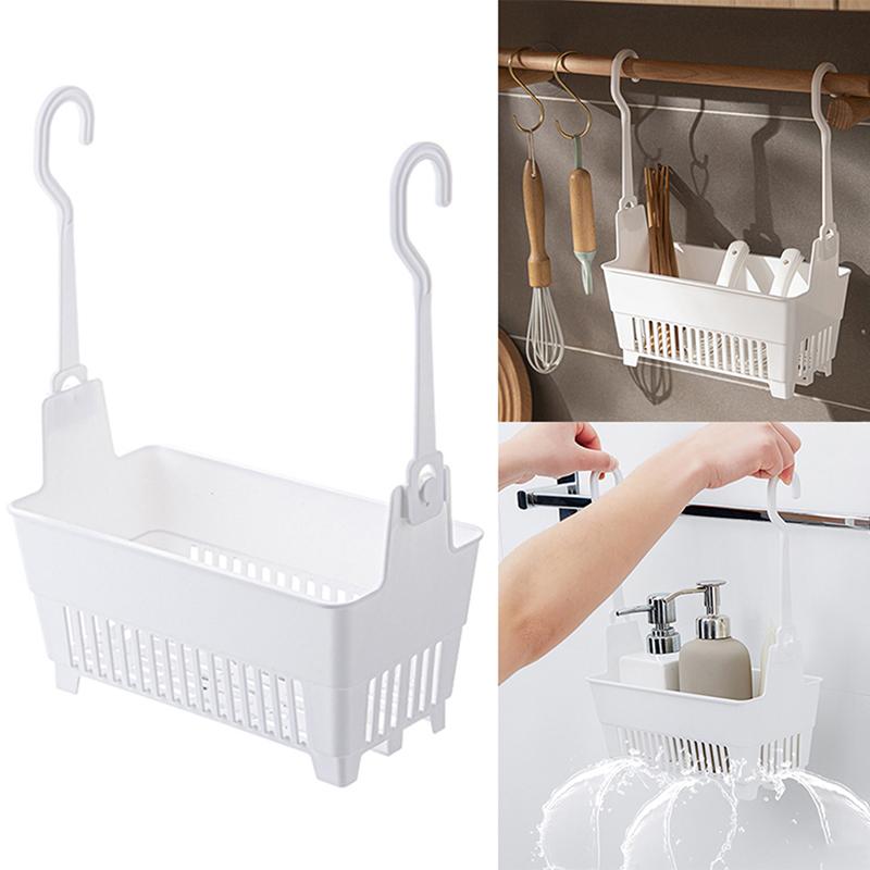 Корзина для хранения с крючком для подвешивания, органайзер для принадлежностей для душа, дома, кухни, ванной, туалета, многофункциональный контейнер