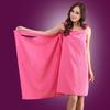 Boys Girls Soft Absorbent Microfiber Bath Home Living Super Pink Bating Towel Wrap Spa Towel Wearable Beach Body