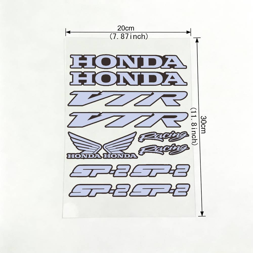 For HONDA VPR SP2 18 Colors Reflective Motorcycle Stickers Waterproof Vinyl Decals For Motorbike Helmet Fuel Tank Bike