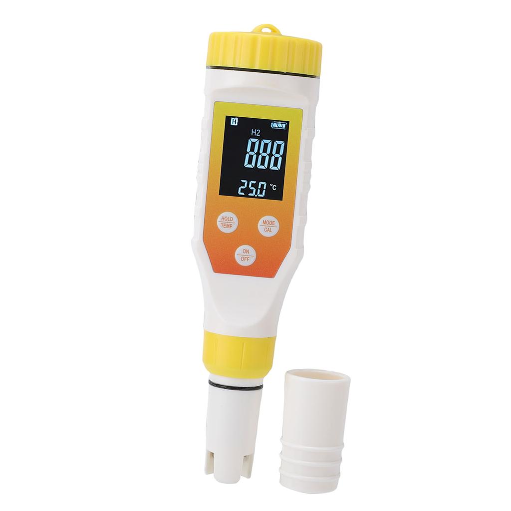 Digital Water Quality Tester 7 In 1 PH EC Hydrogen ORP Salinity Temp Meter Backlit Display Ideal for Home Use