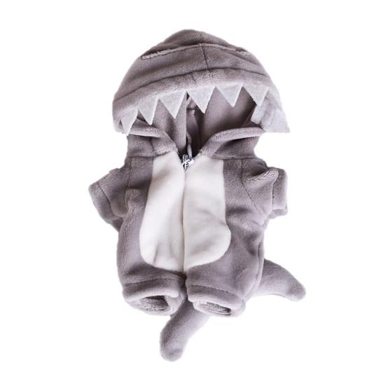 Одежда для кукол 17 см, комбинезон с капюшоном динозавра, многоцветный плюшевый домашний комплект, мультяшный наряд для куклы для творческой игры и обмена в социальных сетях