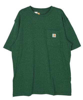 CARHARTT Карманный размер Northwood Heather International Однотонная Короткая Свободная Футболка Оверсайз M, Бренд, Оверсайз, Размер, Цвет, Рукава, Посадка, Лето,