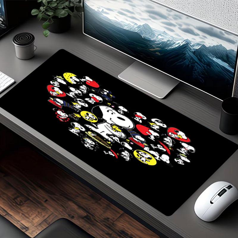 Snoopy Print Mouse Pad, for Keyboard Pad Laptop PC Mat for Office Home Use, Desk Decor, Perfect Birthday Gift for Gamers