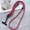 8mm Thick Phone Lanyard Adjustable Crossbody Rope Charm with Tether Tab,Total Length: 140cm