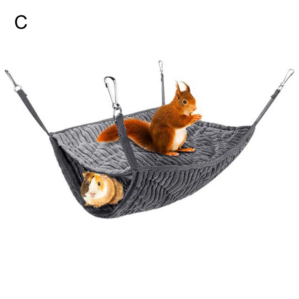 Кровать-туннель для крыс, спальное гнездо, большая пещера, двухслойный гамак для хомяка, бурундук, хорек, крыса, товары для животных
