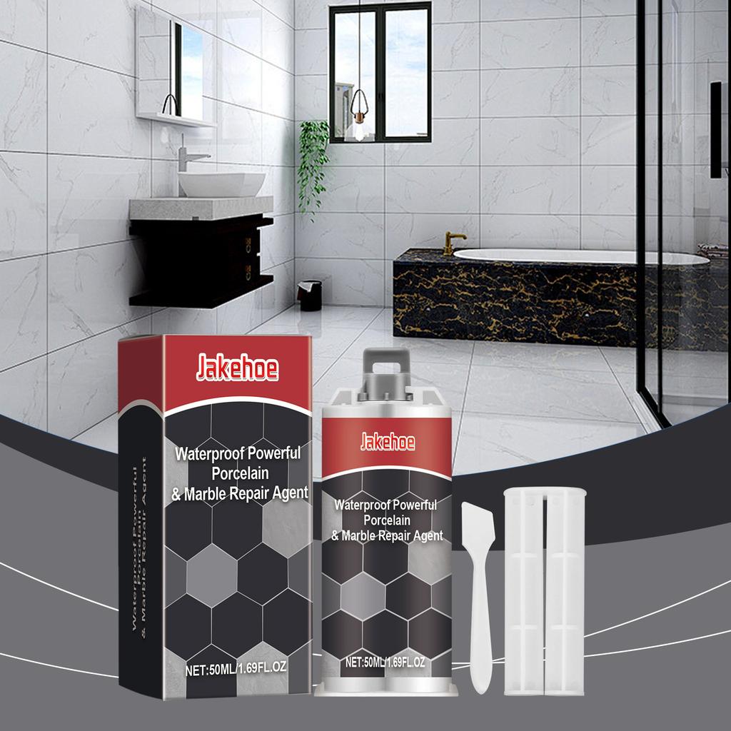 Jakehoe клей для ремонта плитки, бытовая плитка для ванной, ремонт напольной плитки, мраморный AB ремонт, водостойкий клей