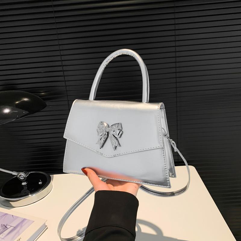 Women'S Bag Small Fresh Handbag Foreign Style Bow Shoulder Bag Premium Versatile Messenger Bag