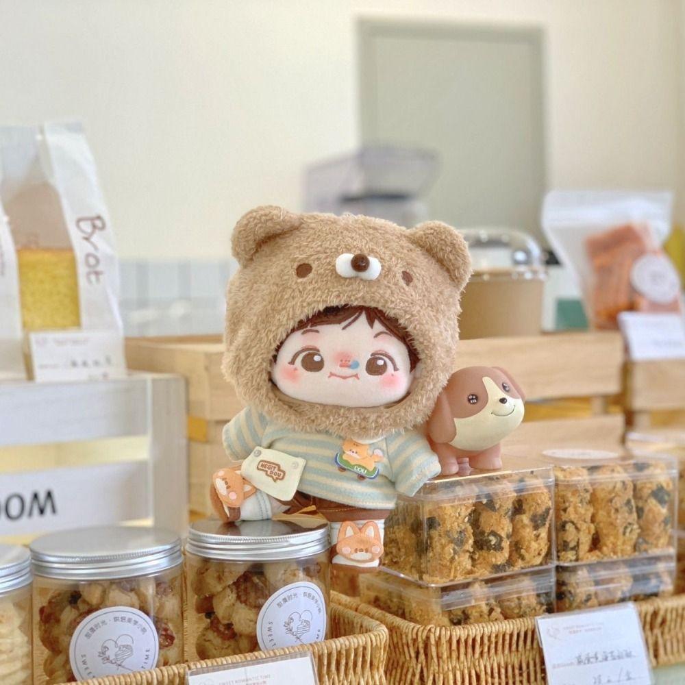 Duck Bear Idol Plush Doll Hat Penguin 10CM Cotton Doll‘s Clothes  Girls