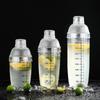 Transparent Kitchen Supplies Bar Tool Shaker Cup Mixer Barware Drink Bottle Cocktail Shaker