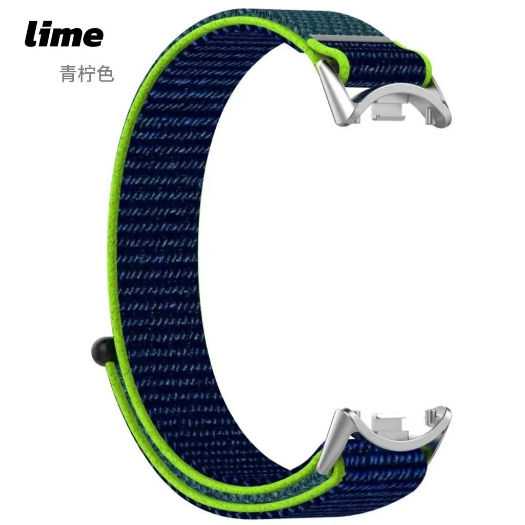 Нейлоновый ремешок-петля для браслета Xiaomi Smart Band 8, регулируемый эластичный браслет, ремешок для часов Mi Band 8, аксессуары