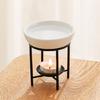 Ceramics Aromas Diffuser Bowl with Stable For Legged Tealight Holder Rack Essential Oil Burners Furnaces Home Decoration