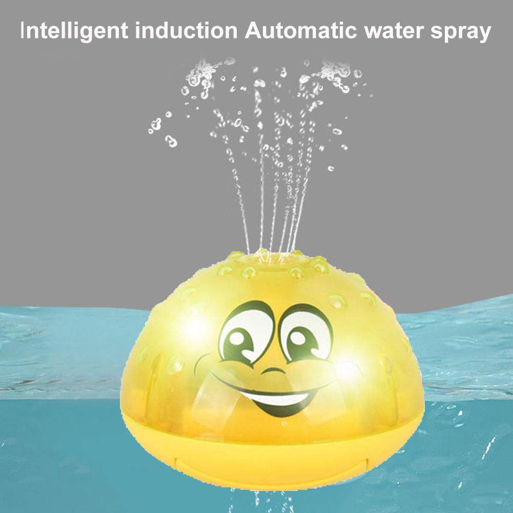 Kids Music Bath Sprinkler Light Ball Toy Baby Electric