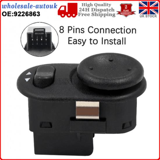 2 шт. Для Opel Vauxhall Vectra B Astra G Zafira A Переключатель регулировки зеркал 9226863