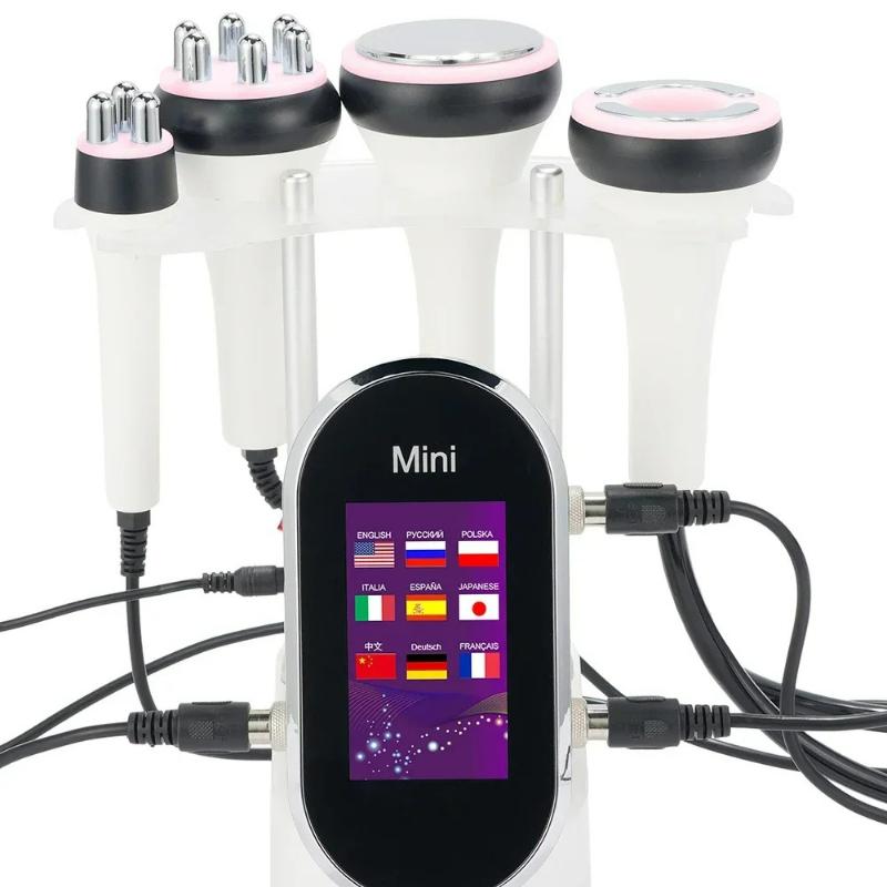 4 в 1 Уход за лицом 40K Кавитация Липо Похудение Ультразвуковая Липосакция Кавитационная Машина Подтяжка Кожи Лифтинг Косметологический Аппарат
