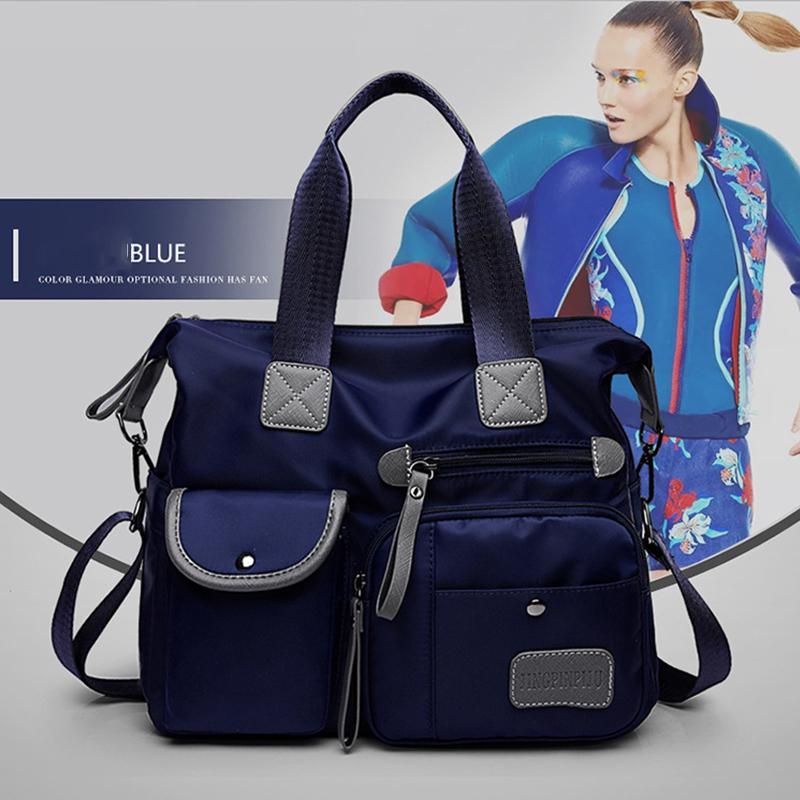 Многофункциональные повседневные сумки для женщин, большая вместимость, сумка-мессенджер, нейлоновые сумки через плечо, сумки-тоуты