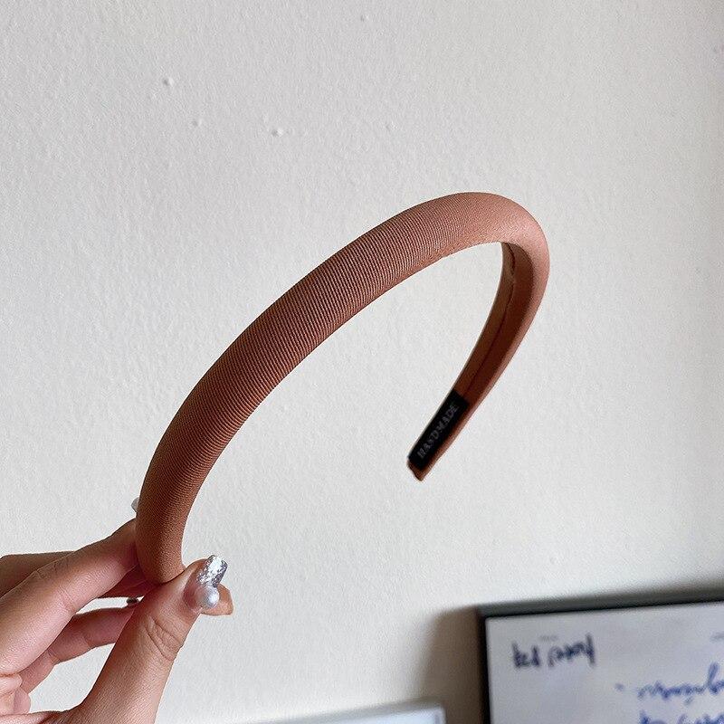 Новые корейские женские широкие ленты для волос, головной убор, винтажный простой обруч для волос с принтом, резинки для волос, аксессуары для волос для девочек, головные уборы