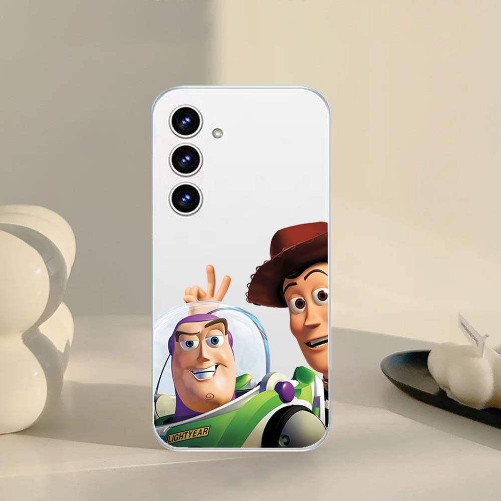 Чехол для телефона B-Buzz Lightyear для Samsung Galaxy S21 S22 S23 S24 S25ULTRA FE Ultra Plus5G A52S Прозрачный чехол