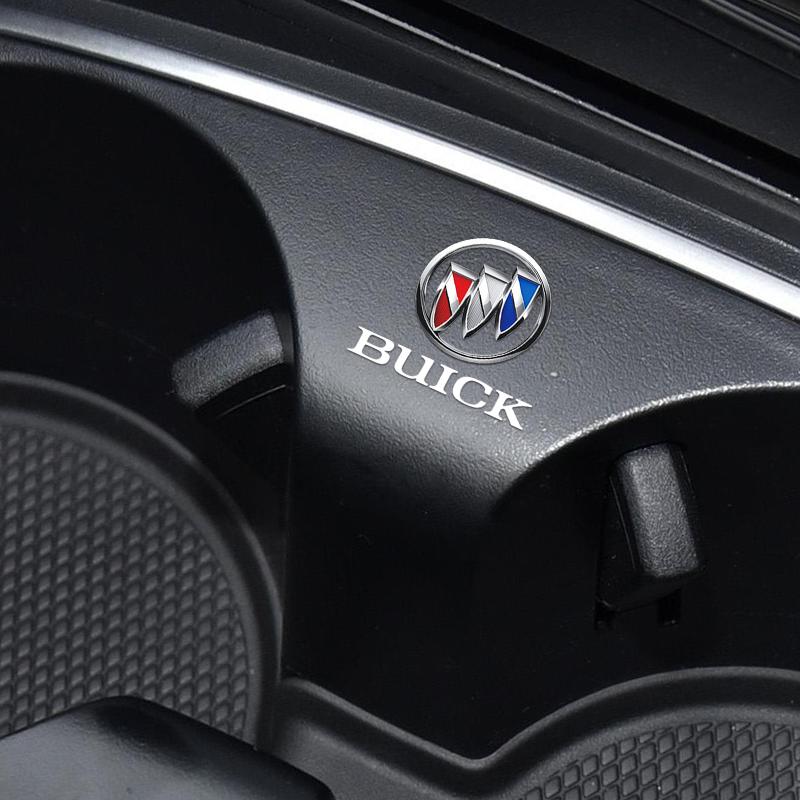 RFG3 1/2/5/10pcs Car Styling Emblems Stickers Interior Decoration Decal For Buick LaCrosse enclave royaum Park Avenue Envista GL8 GL6