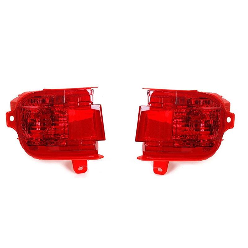 A16P-For LEXUS LX570 2012-2015 Left+ Right Rear Bumper Light Without Bulb Reflector Tail Warning Signal Lamp