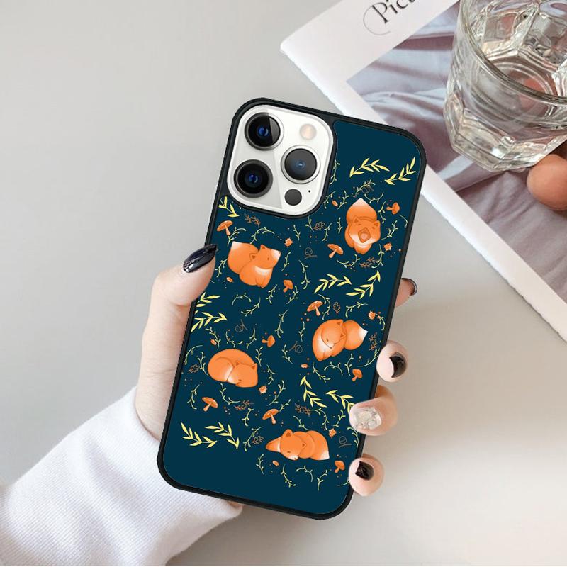 Чехол для телефона с рисунком рыжей лисы для iPhone 17 Air 16 15 14 Max Plus 11 12 13 Pro Max Чехол для телефона coque