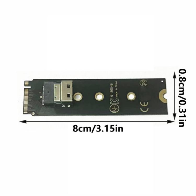 Настольная PCIe M.2 NVMe адаптер-карта к порту SFF-8654 для передачи данных PCIe NVMe карта-конвертер Замена для ПК