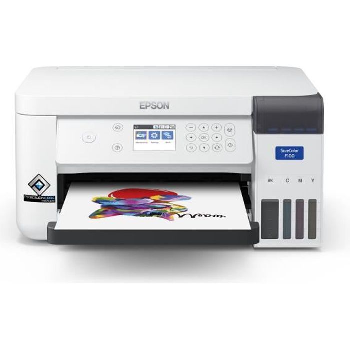 EPSON SC F100 Dye Sublimation Printer - A4 Economical - USB 2.0 - LAN - Wi-Fi