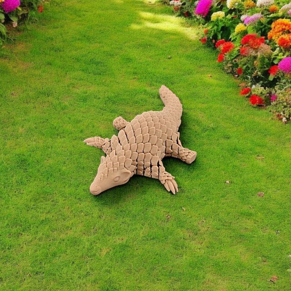 Realistic 3D Printed Pangolin Cartoon 3D Printed Pangolin Model Pangolin Ornament  Birthday Gift