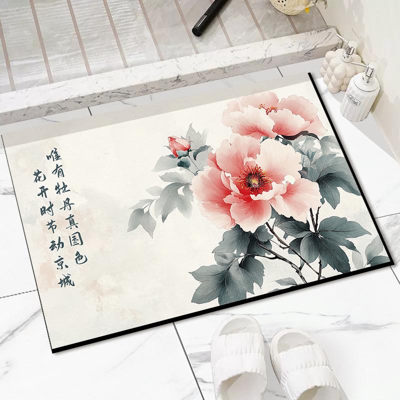 Новый коврик для пола в китайском стиле, коврик для входной двери, коврик для дома в китайском стиле, нескользящий износостойкий коврик для входа, ковер для входа