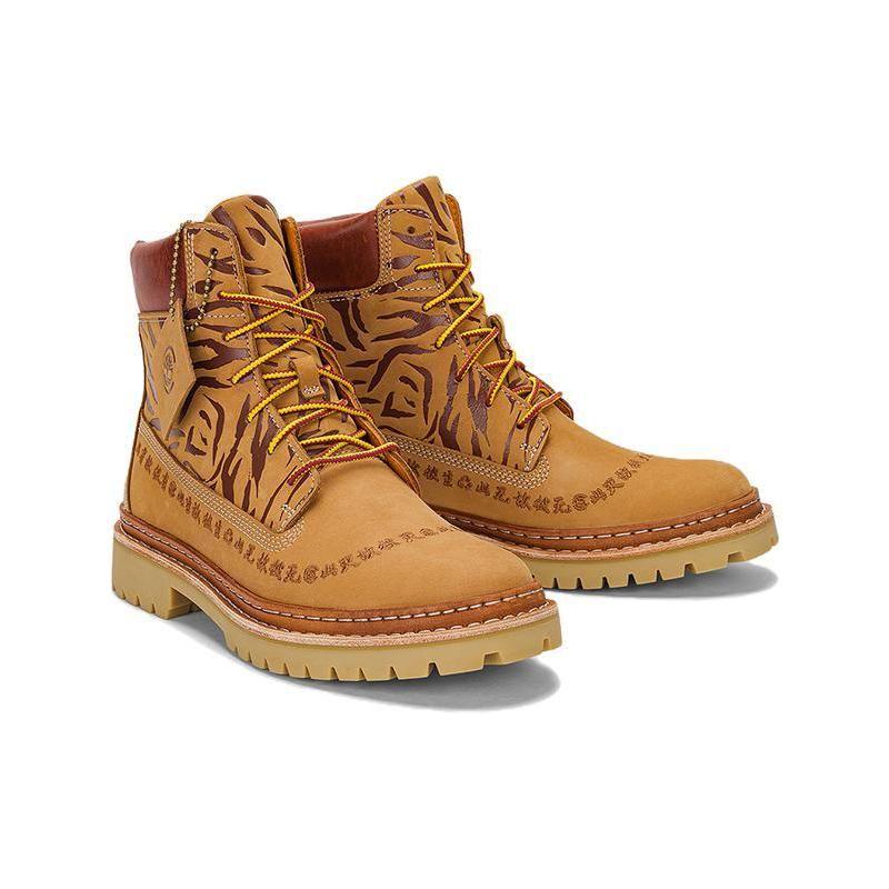 Timberland CLOT X дышащие прочные универсальные повседневные короткие уличные ботинки женские ботинки пшеничного цвета A66K7