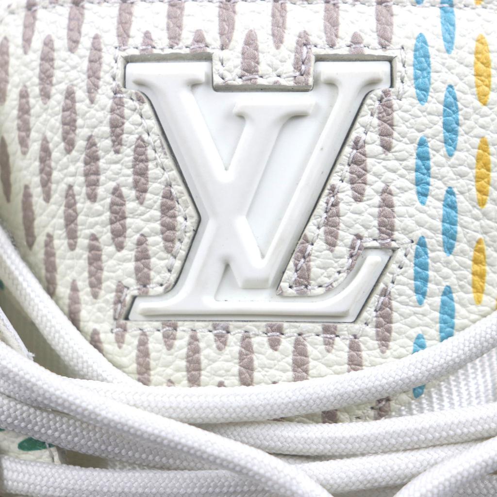 Very Good LOUIS VUITTON sneakers LV Trainer Maxi Beige multi mens 9 1ACR19 Used