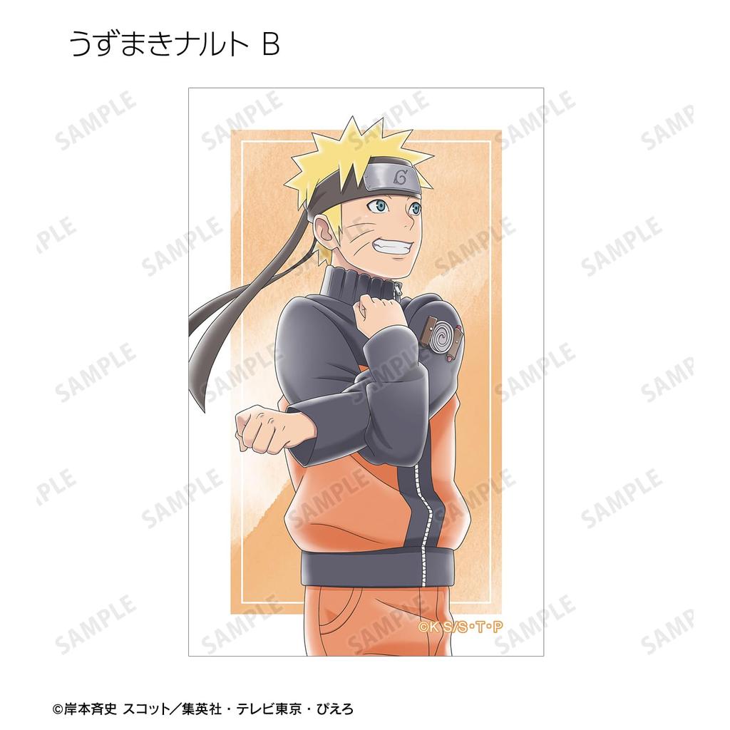 NARUTO Shippuden Оригинальный рисунок Аюми Торговый Иллюстрационный Лист Коробка из 16 вер.
