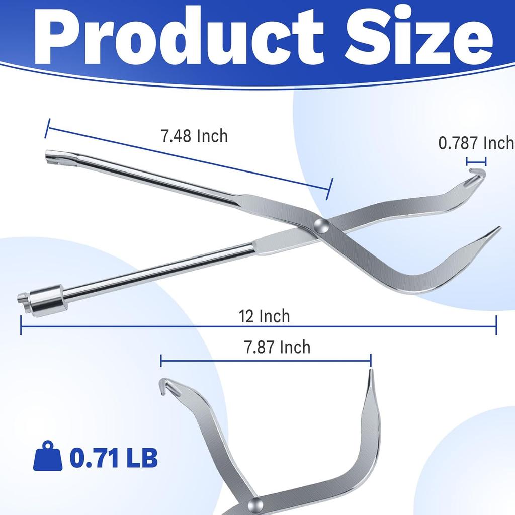 Brake Spring Pliers, Drum Brake Adjusting Tools, Shoe Return Spring Tall & Remove Brake Tools, Double Ended Brake Pistonremoval Pliers, Drum Brake