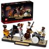 LEGO Ideas Jazz Quartet 21334 Строительные блоки Включает в себя сборную сцену с 4 музыкантами группы Включает в себя двойной и барабанную установку Идеальный домашний дисплей для