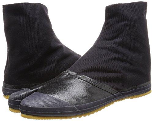 Moonstar Tabi Work Shoes for Men and Women, Practical and Lightweight, 5-Piece Tabi A, Black, Size 26.0 Cm, 2E