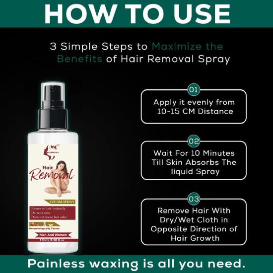 Спрей-ваниль для волос Belissima: Этот революционный спрей для удаления волос, гладкий и гладкий, обеспечивает шелковистую кожу за считанные секунды — 100 мл.