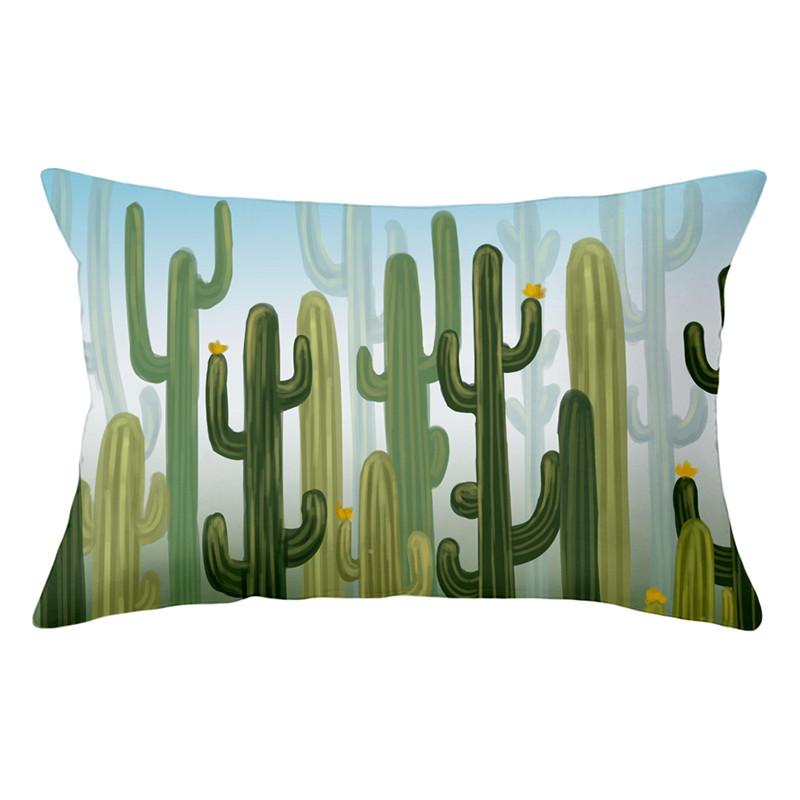 30x50 см тропическое зеленое растение наволочка кактус наволочка современный диван гостиная автомобильная подушка домашний декор наволочка