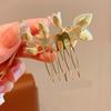 Fan Children's Hairpin Tassel Chinese Style Hair Stick Classical Flower Hair Comb  Girl