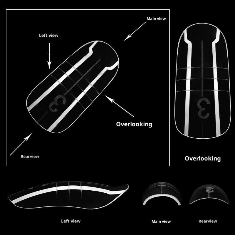 140Pcs Full Cover Ultra Thin Clear Press On Toenails Artificial Acrylic Fake Foot Nail Tips Manicure Tool for Easy Nail Art