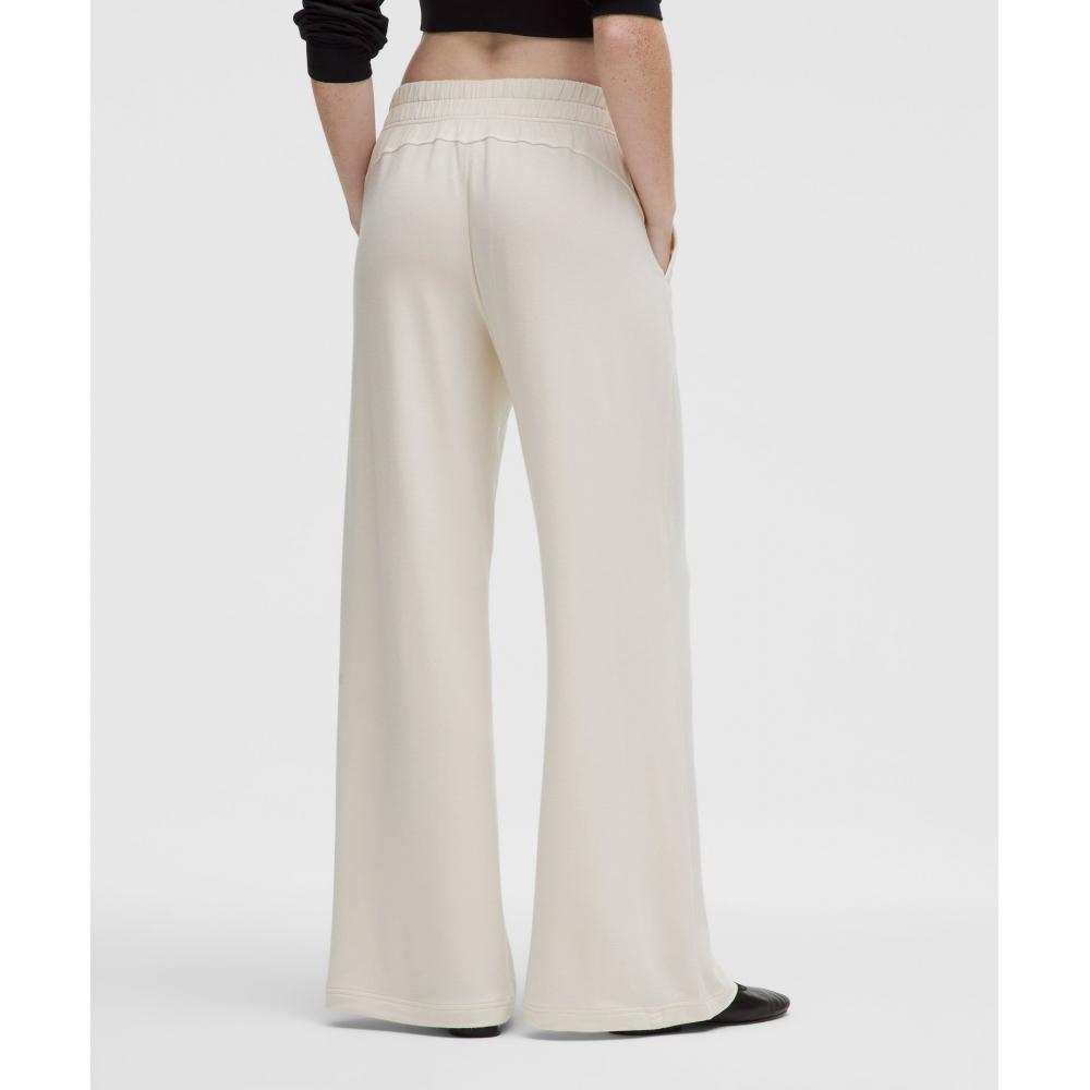 Lululemon Брюки Becalm средней посадки Wide Leg Light Ivory